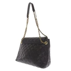Marc Jacobs Black Quilted Leather Large Baroque Shoulder Bag For Women 16 Marc Jacobs Black Quilted Leather Large Baroque Shoulder Bag For Women -Marc Jacobs shop luxury women marc jacobs used handbags p55397 003