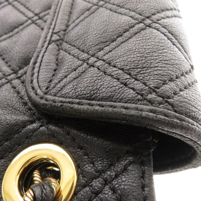 Marc Jacobs Black Quilted Leather Large Baroque Shoulder Bag For Women 7 Marc Jacobs Black Quilted Leather Large Baroque Shoulder Bag For Women - Image 7