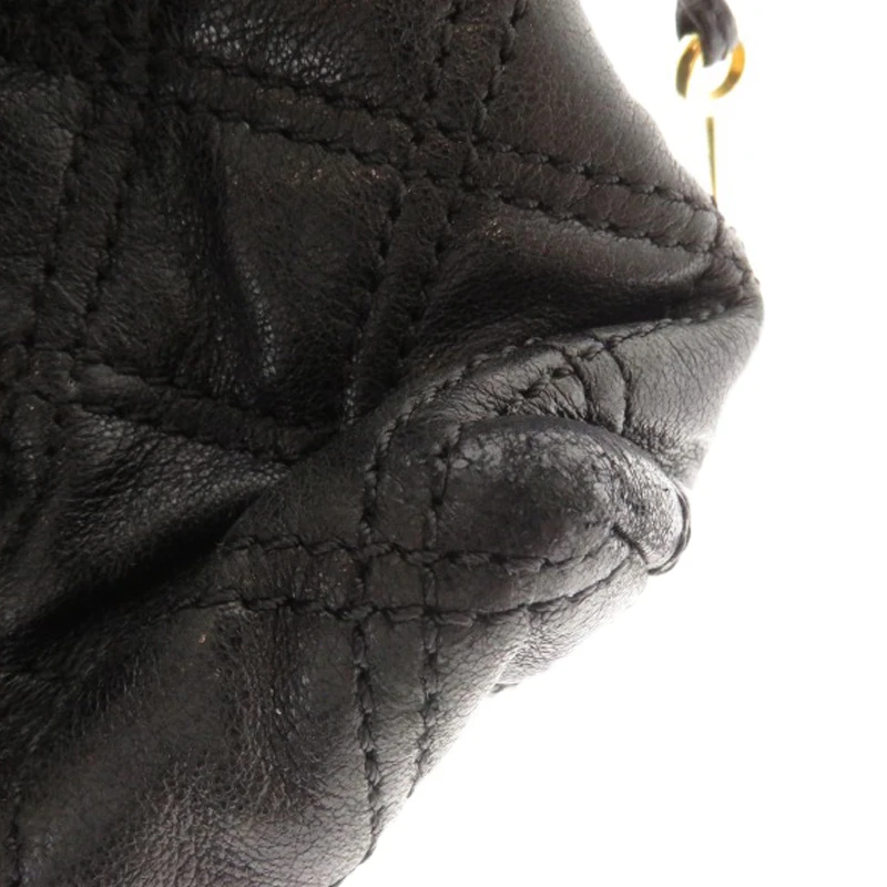 Marc Jacobs Black Quilted Leather Large Baroque Shoulder Bag For Women 9 Marc Jacobs Black Quilted Leather Large Baroque Shoulder Bag For Women - Image 9