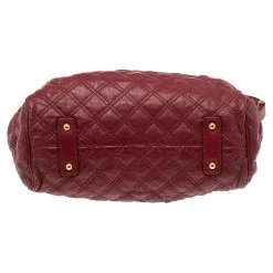 Marc Jacobs Red Quilted Leather Stam Shoulder Bag For Women -Marc Jacobs shop luxury women marc jacobs used handbags p554986 004