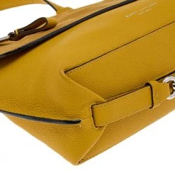 Marc Jacobs Yellow Suede And Leather Waverly Top Handle Bag For Women 22 Marc Jacobs Yellow Suede And Leather Waverly Top Handle Bag For Women -Marc Jacobs shop luxury women marc jacobs used handbags p564734 013