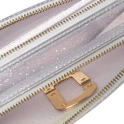 Marc Jacobs Silver Glitter Vinyl The Jelly Snapshot Shoulder Bag For Women 17 Marc Jacobs Silver Glitter Vinyl The Jelly Snapshot Shoulder Bag For Women -Marc Jacobs shop luxury women marc jacobs used handbags p570098 003