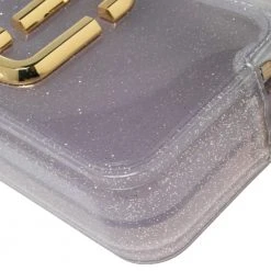Marc Jacobs Silver Glitter Vinyl The Jelly Snapshot Shoulder Bag For Women 21 Marc Jacobs Silver Glitter Vinyl The Jelly Snapshot Shoulder Bag For Women -Marc Jacobs shop luxury women marc jacobs used handbags p570098 007