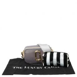 Marc Jacobs Silver Glitter Vinyl The Jelly Snapshot Shoulder Bag For Women 19 Marc Jacobs Silver Glitter Vinyl The Jelly Snapshot Shoulder Bag For Women -Marc Jacobs shop luxury women marc jacobs used handbags p570098 011