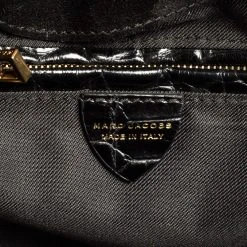 Marc Jacobs Black Croc Embossed Leather Metropolitan Top Handle Bag For Women 24 Marc Jacobs Black Croc Embossed Leather Metropolitan Top Handle Bag For Women -Marc Jacobs shop luxury women marc jacobs used handbags p572068 013