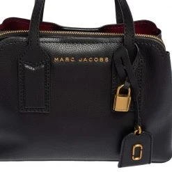 Marc Jacobs Black Leather The Editor 29 Satchel For Women -Marc Jacobs shop luxury women marc jacobs used handbags p576531 006