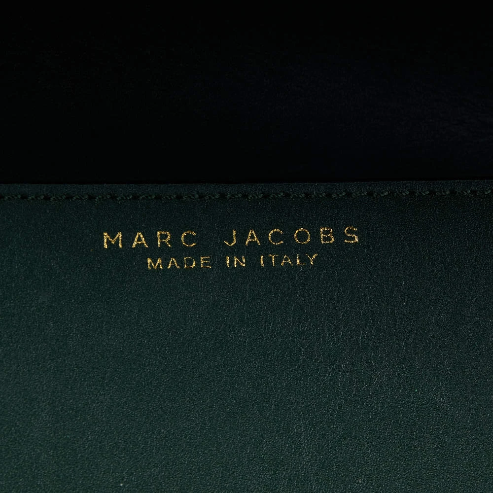 Marc Jacobs Dark Green Leather Big Trouble Shoulder Bag For Women 8 Marc Jacobs Dark Green Leather Big Trouble Shoulder Bag For Women - Image 8