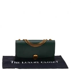 Marc Jacobs Dark Green Leather Big Trouble Shoulder Bag For Women 19 Marc Jacobs Dark Green Leather Big Trouble Shoulder Bag For Women -Marc Jacobs shop luxury women marc jacobs used handbags p576586 009