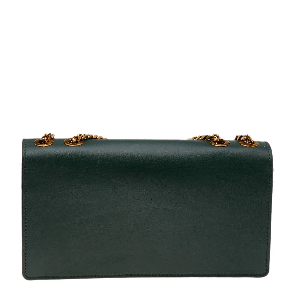 Marc Jacobs Dark Green Leather Big Trouble Shoulder Bag For Women 4 Marc Jacobs Dark Green Leather Big Trouble Shoulder Bag For Women - Image 4