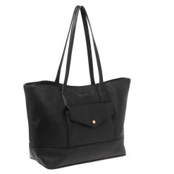 Marc Jacobs Black Saffiano Leather Front Pocket Tote For Women -Marc Jacobs shop luxury women marc jacobs used handbags p597059 006