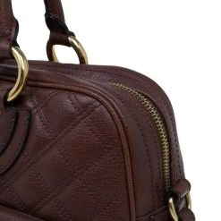 Marc Jacobs Burgundy Quilted Leather Venetia Satchel For Women -Marc Jacobs shop luxury women marc jacobs used handbags p60454 0006