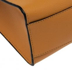 Marc Jacobs Mustard Leather Mini Grind Tote For Women -Marc Jacobs shop luxury women marc jacobs used handbags p611375 009