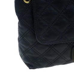 Marc Jacobs Black Leather Baroque Shoulder Bag For Women -Marc Jacobs shop luxury women marc jacobs used handbags p6139 010