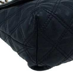 Marc Jacobs Black Leather Baroque Shoulder Bag For Women -Marc Jacobs shop luxury women marc jacobs used handbags p6139 011