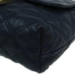 Marc Jacobs Black Leather Baroque Shoulder Bag For Women -Marc Jacobs shop luxury women marc jacobs used handbags p6139 012