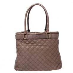 Marc Jacobs Brown Quilted Leather Casey Tote For Women 14 Marc Jacobs Brown Quilted Leather Casey Tote For Women -Marc Jacobs shop luxury women marc jacobs used handbags p618374 004