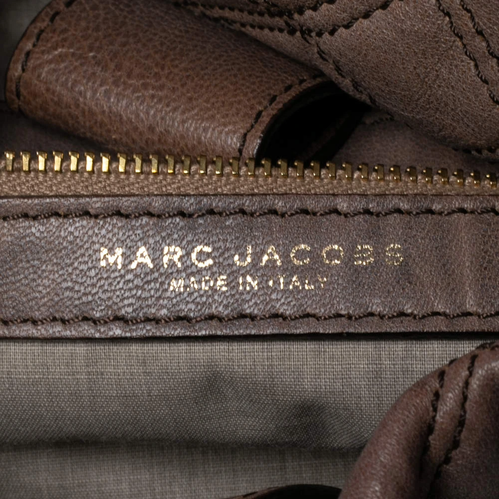 Marc Jacobs Brown Quilted Leather Casey Tote For Women 8 Marc Jacobs Brown Quilted Leather Casey Tote For Women - Image 8
