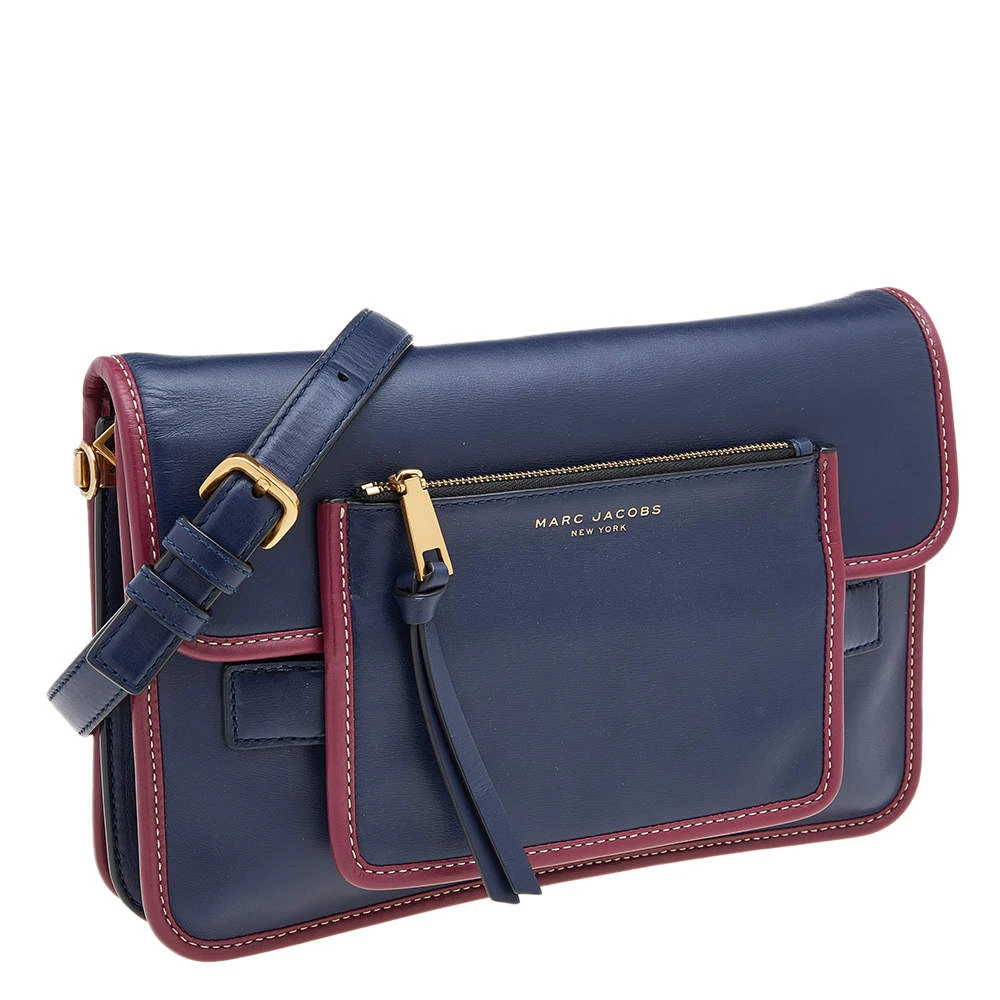 Marc Jacobs Blue Leather Crossbody Bag For Women 3 Marc Jacobs Blue Leather Crossbody Bag For Women - Image 3