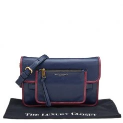 Marc Jacobs Blue Leather Crossbody Bag For Women 19 Marc Jacobs Blue Leather Crossbody Bag For Women -Marc Jacobs shop luxury women marc jacobs used handbags p619384 006