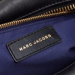 Marc Jacobs Black Leather Safety Pin Shoulder Bag For Women 19 Marc Jacobs Black Leather Safety Pin Shoulder Bag For Women -Marc Jacobs shop luxury women marc jacobs used handbags p622791 008