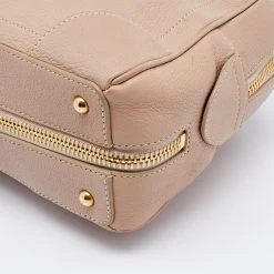Marc Jacobs Beige Leather Small Venetia Satchel For Women -Marc Jacobs shop luxury women marc jacobs used handbags p631588 005