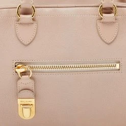 Marc Jacobs Beige Leather Small Venetia Satchel For Women -Marc Jacobs shop luxury women marc jacobs used handbags p631588 007