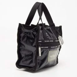 Marc Jacobs Black Polyester Mini Ripstop Tote For Women -Marc Jacobs shop luxury women marc jacobs used handbags p657957 008