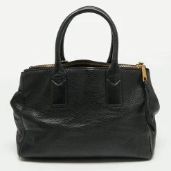 Marc Jacobs Black Leather Recruit East West Tote For Women -Marc Jacobs shop luxury women marc jacobs used handbags p663749 003