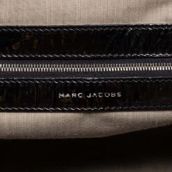 Marc Jacobs Black Quilted Patent Leather Stam Satchel For Women 22 Marc Jacobs Black Quilted Patent Leather Stam Satchel For Women -Marc Jacobs shop luxury women marc jacobs used handbags p667828 004