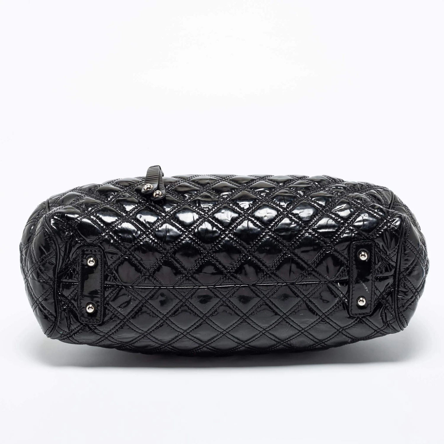 Marc Jacobs Black Quilted Patent Leather Stam Satchel For Women 6 Marc Jacobs Black Quilted Patent Leather Stam Satchel For Women - Image 6