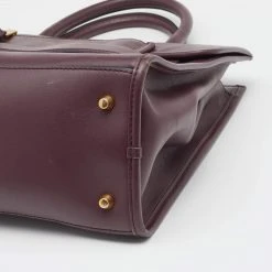 Marc Jacobs Burgundy Leather Madison North South Tote For Women -Marc Jacobs shop luxury women marc jacobs used handbags p668807 009
