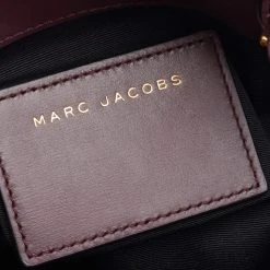 Marc Jacobs Burgundy Leather Madison North South Tote For Women -Marc Jacobs shop luxury women marc jacobs used handbags p668807 012