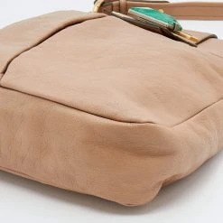 Marc Jacobs Beige Leather Stone Embellished Shoulder Bag For Women -Marc Jacobs shop luxury women marc jacobs used handbags p668853 003