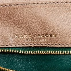 Marc Jacobs Beige Leather Stone Embellished Shoulder Bag For Women -Marc Jacobs shop luxury women marc jacobs used handbags p668853 011