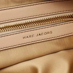 Marc Jacobs Beige Leather Crystal Embellished Flap Top Handle Bag For Women 18 Marc Jacobs Beige Leather Crystal Embellished Flap Top Handle Bag For Women -Marc Jacobs shop luxury women marc jacobs used handbags p668878 002