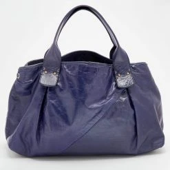 Marc Jacobs Purple Leather Eyelet Tote For Women 14 Marc Jacobs Purple Leather Eyelet Tote For Women -Marc Jacobs shop luxury women marc jacobs used handbags p669655 005