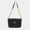 Marc Jacobs Black Quilted Leather Day To Night Single Shoulder Bag For Women