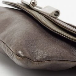 Marc Jacobs Dark Grey Leather Daydream Eugenie Honeydew Clutch For Women -Marc Jacobs shop luxury women marc jacobs used handbags p676581 012