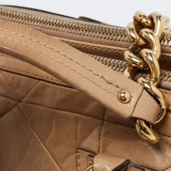 Marc Jacobs Beige Leather Patchwork Ines Satchel For Women 27 Marc Jacobs Beige Leather Patchwork Ines Satchel For Women -Marc Jacobs shop luxury women marc jacobs used handbags p684569 017