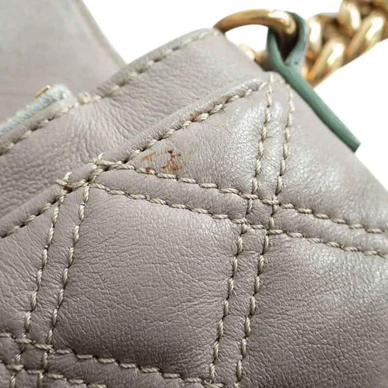 Marc Jacobs Grey Leather Baroque Large Single Shoulder Bag For Women 6 Marc Jacobs Grey Leather Baroque Large Single Shoulder Bag For Women - Image 6