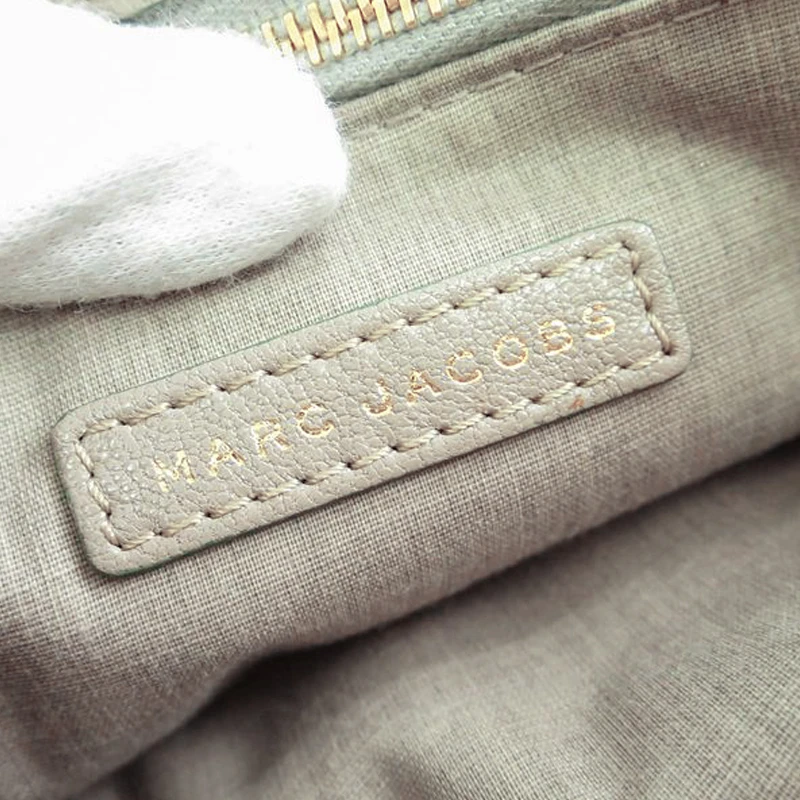 Marc Jacobs Grey Leather Baroque Large Single Shoulder Bag For Women 13 Marc Jacobs Grey Leather Baroque Large Single Shoulder Bag For Women - Image 13