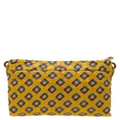 Marc Jacobs Yellow Python Memphis Clutch For Women -Marc Jacobs shop luxury women marc jacobs used handbags p70802 004