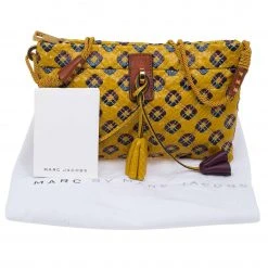 Marc Jacobs Yellow Python Memphis Clutch For Women -Marc Jacobs shop luxury women marc jacobs used handbags p70802 008 scaled