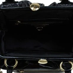 Marc Jacobs Black Patent Leather Stam Satchel For Women -Marc Jacobs shop luxury women marc jacobs used handbags p79553 0006