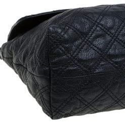 Marc Jacobs Black Quilted Leather The XL Shoulder Bag For Women -Marc Jacobs shop luxury women marc jacobs used handbags p82580 008