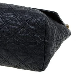 Marc Jacobs Black Quilted Leather The XL Shoulder Bag For Women -Marc Jacobs shop luxury women marc jacobs used handbags p82580 009