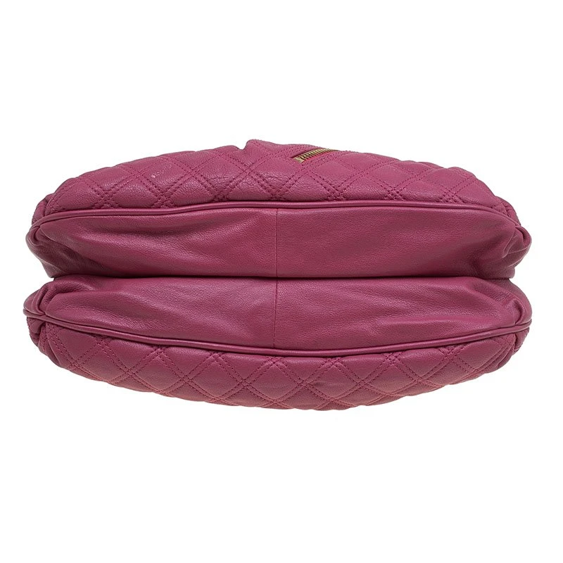 Marc Jacobs Burgundy Quilted Leather Cecilia Satchel For Women 5 Marc Jacobs Burgundy Quilted Leather Cecilia Satchel For Women - Image 5