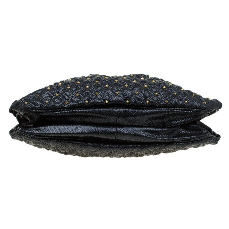 Marc Jacobs Black Embossed Snakeskin Studded Cecilia Satchel For Women 6 Marc Jacobs Black Embossed Snakeskin Studded Cecilia Satchel For Women - Image 6