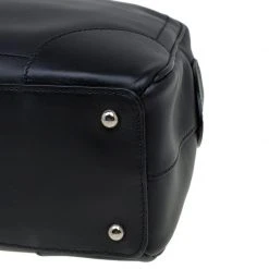 Marc Jacobs Black Leather The Venetia Bowling Bag For Women -Marc Jacobs shop luxury women marc jacobs used handbags p87180 010