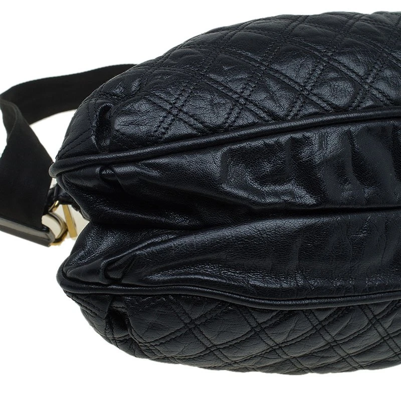 Marc Jacobs Black Quilted Leather Cecilia Satchel For Women 9 Marc Jacobs Black Quilted Leather Cecilia Satchel For Women - Image 9